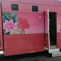 GCC has introduced mobile make up room vehicles with facilities  