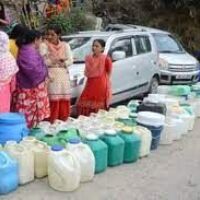 No drinking water in Shimla city in Giri, Gumma on 29th October