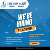 Teachinh job opportunity at Sree Vidya Mandir Global in Chennai for year 2024-2025  